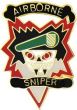 A/B Military Assistance Command Vietnam Studies & Observations Group Sniper Pin - 14758 (1 inch)