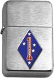 Brushed Chrome 1st Marine Division Guadalcanal Star Lighter - 3414654