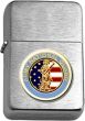 Brushed Chrome Army National Guard Insignia Star Lighter - 3414776