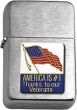 Brushed Chrome America Is #1 Thanks To Our Veterans Star Lighter - 3415767