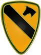 1st Cavalry Division Combat Service Badge - 40101 (2 inch)