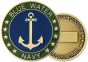 United States Navy Blue Water Navy Challenge Coin - 22334 (38MM inch)