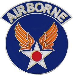 Airborne Army Air Corps Pin - 15376 (7/8 inch)