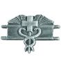Army Expert Medical Badge Pin - ANTIQUE SILVER - 14107ANSI (1 1/4 inch)