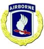 173rd Airborne Division with Wreath Pin - 14335 (1 1/8 inch)