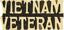 Vietnam Veteran Script Pin - 15206 (1 1/4 inch)
