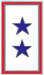 2 Blue Star Service Pin - 14329 (7/8 inch)