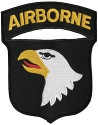 101st Airborne Back Patch (6 x 7) - FLD1053