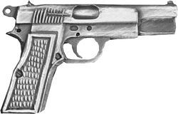 9MM Gun Pin - 14140 (1 3/16 inch)