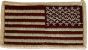 Flag 3 1/4 x 1 3/4 (Sew) brown/tan Left shldr - 091410