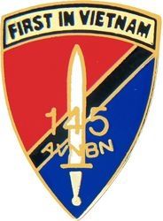145th Aviation Battalion First In Vietnam Pin - 14094 (7/8 inch)