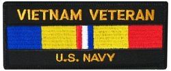 US Navy Vietnam Veteran Small Patch - FL1294 (3 inch)