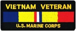 US Marine Corps Vietnam Combat Veteran Small Patch - FL1297 (3 inch)