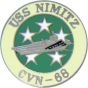 USS Nimitz CVN-68 Pin - 14939 (1 inch)