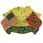 United States & Confederate Crossed Flags American By Birth Pin - 15663 (1 1/8 inch)