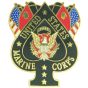 United States Marine Corps Spade Pin - 15768 (1 inch)