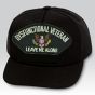 Dysfunctional Veteran/Leave Me Alone with US Insignia Black Ball Cap US Made - 771953