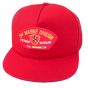 3rd Marine Division Vietnam Veteran w/ Ribbons Red Ball Cap US Made - 821458
