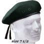 Green Beret size 7 1/2- BR2-712