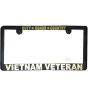 Vietnam Veteran License Plate Frame. Gold Lettering - LPF9