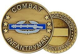Combat Infantry Badge (CIB) Challenge Coin - 22331 (38MM inch)