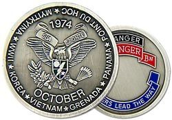 2nd Ranger Battalion Challenge Coin - 22343 (38MM inch)