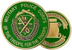 Military Police (MP) Challenge Coin - 22349 (38MM inch)