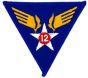 12th Air Force Small Patch - FL1012 (3 inch)