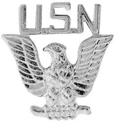 United States Navy (USN) Eagle Pin - 15751 (7/8 inch)