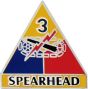 3rd Armored Division Spearhead Pin - 14741 (1 inch)
