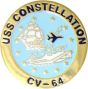 USS Constellation CV-64 Pin - 15425 (1 inch)