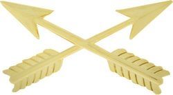 Special Forces Crossed Arrows Cutout Pin - 14555 (1 3/8 inch)