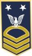 Master Chief Petty Officer (MCPO/ E-9) Sleeve Rank Insignia Pin - 14401 (1 3/8 inch)