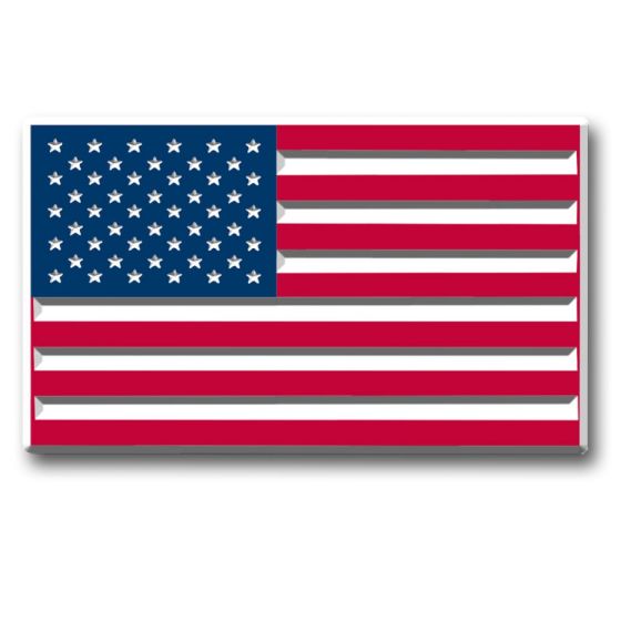 Rectangle US Flag Magnet 2.5" - 98047