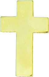 Chaplain Cross Pin - GOLD - 14098GL (1 inch)