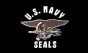 US Navy Seals 1 Sided Screen Printed Flag 3' x 5' ft - PCF32