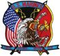 US Marine Corps These Colors Never Run Back Patch (10" x 10") - FLF1238