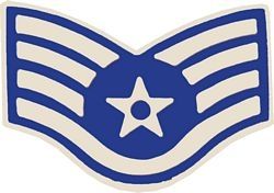 United States Air Force Staff Sergeant (SSgt/E-5) Pin - 14338 (1 1/16 inch)