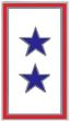 2 Blue Star Service Pin - 14329 (7/8 inch)