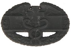 Army Combat Medic badge 1.5" in black - 175401