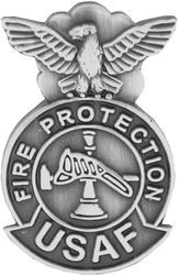 United States Air Force Fire Protection Badge Pin - 14511 (1 inch)