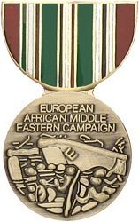 Europe-African-Middle Eastern Campaign Pin HP448 - 14962 (1 1/8 inch)