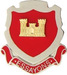Corps of Engineer Essayons Pin - 14408 (1 1/16 inch)