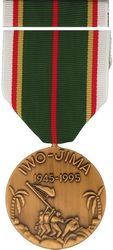 Iwo Jima Veteran Commemorative Medal and Ribbon - CM9