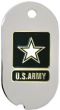 United States Army with Star Insignia Dog Tag Necklace - 14242-DTNC
