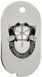 Special Forces De Opresso Liber Cutout Dog Tag Key Ring - 14722-DTN