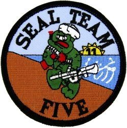 Seal Team 5 Small Patch - FL1274 (3 inch)
