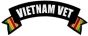Vietnan Vetersn Rocker Back Patch - FLF1849 (10 X 4 inch)