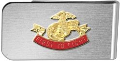 United States Marine Corps First To Fight Money Clip - 14248-MC