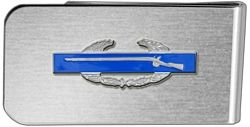 Combat Infantry Badge (CIB) Money Clip - BRIGHT NICKEL - 14748-MCSI